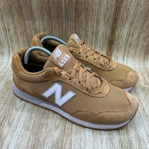 New Balance 515 Men's Size 9.5 Wheat Brown Suede Mesh Sneakers Shoes ML515CB3